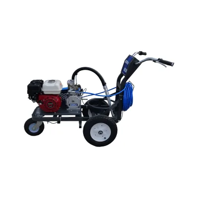 Engine Powered Road Marking Equipment Power Spray Guns Cold Spray Road Line Marking Machine