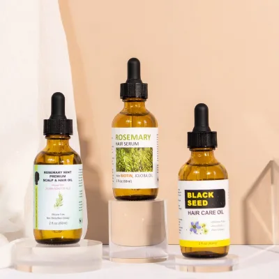 Best-Selling Organic Rosemary Peppermint Nourishing Hair Essential Oil for Scalp Growth & Hair-Loss Prevention & Repair