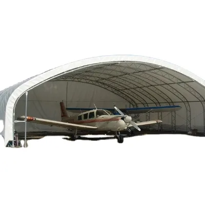 GS Industrial Style Steel Fabric Tent Hangar Garage Storage Building for Aircraft & Warehouse Fabric Truss Shelter