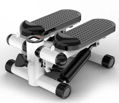Custom Logo Fitness Equipment-Pre-Assembled Manual Stepper Hydraulic Resistance Portable Eco-Friendly Home Use Black White Iron