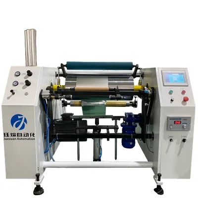 Hotel Barbecue Aluminum Foil Rewinding Machine Cost Effective Two Station Operation Rewinder Machine Wholesale