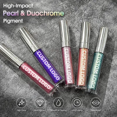 Cosmetics Liquid Eyeshadow Shimmer Glow Illuminator Long Lasting Chameleon Face Makeup