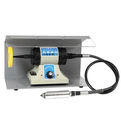 Custom Logo Light Duty Low Noise Polisher Jewelry Bench Mini Grinder With Speed Setting