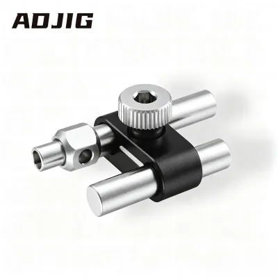 DW 1 Adjustable Unilateral Side Locator Stop Positioner for ZPP CNC Vise Zero Point Workholding High Precision Batch Machining