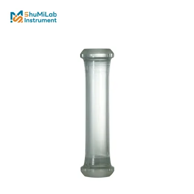 Stylish Glass Pipe Section | Minimalist Tube for Aquarium Systems, Lab Work & DIY Projects