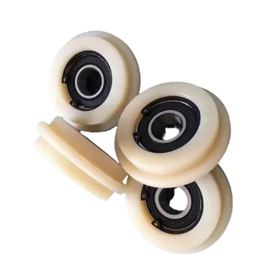 Custom Plastic Nylon Sliding Track Nylon Wheel Cable Guide Pulley