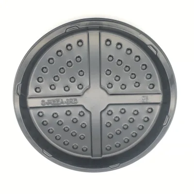 Wholesale Ecode Recyclable Disposable 9 Inch Oven Safe CPET Pizza Sandwich Packaging Containers for Sushi Noodle Jelly Chewing