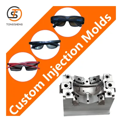 High Precision UV400 Sunglasses Injection Mold for TR90/Acetate Frames Household Product 0.02mm Tolerance 2-128 Cavities