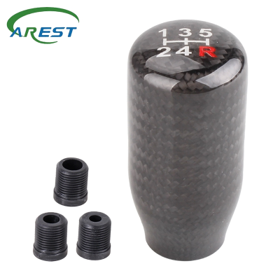 Carbon fiber gear shifters, 5-speed and 6-speed shift levers, gear lever heads and gearshift heads for automotive modification