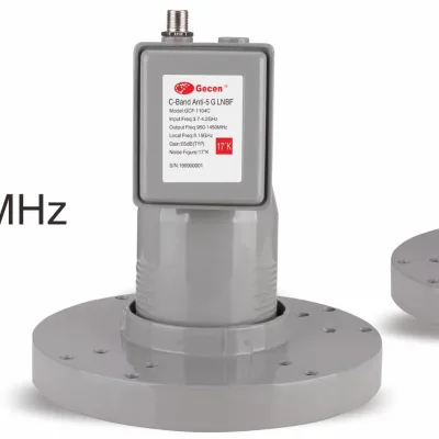 5G C Band LNB Gecen C-Band V & H Quad LNB GCF-2104