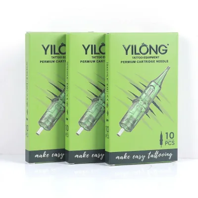 Professional Tattoo Needles EO Sterilization 316 Stainless Steel Long Taper Cartridges Tattoo Liner Eyebrow