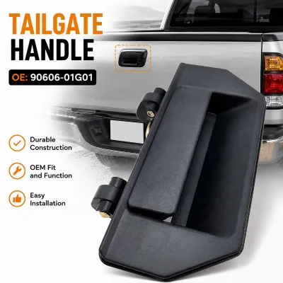 High Quality Auto Rear Tailgate Handle Replacement 90606-01G01 90606-8Z360 Tailgate Latch Handle for Nissan D21 Hardbody Pickup