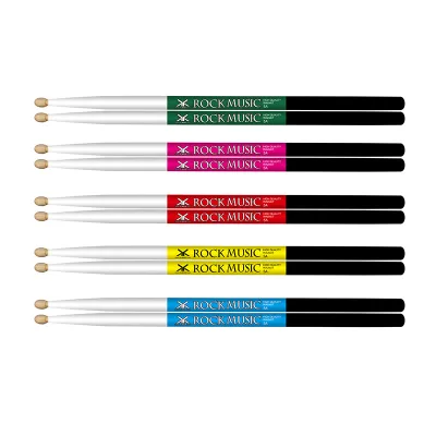 Custom Drum Sticks Drum Sticks Wooden Painted Drum Sticks