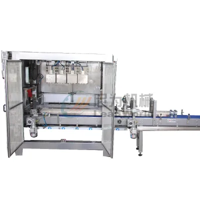 High Quality Automatic Bottle case Packing Machine Milk case Packer Drop Down Carton Packer Machine