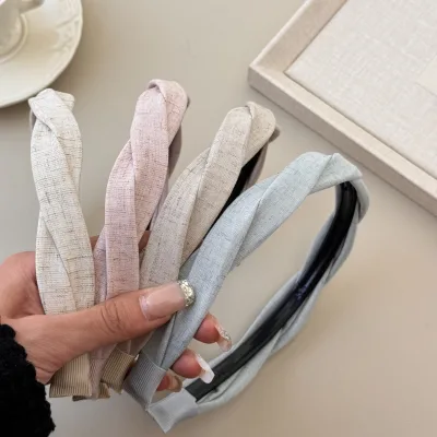 Korean Twist Headband Elegant Braided Anti-slip Headband Hair Accessories for Girl Daily
