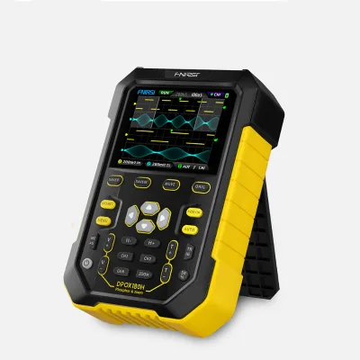 FNIRSI DPOX180H Osciloscopio 180MHZ 50000WFM/S DDS signal Generator 2 in 1 2 Channel Includes USB Data Storage