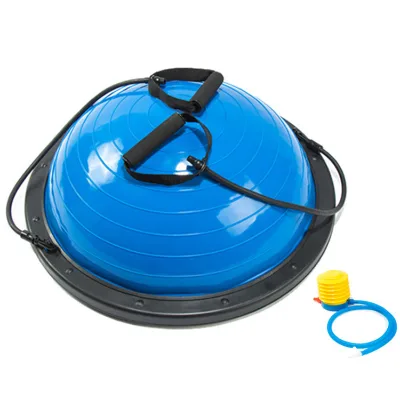 High Quality PVC Half Balance Ball With Resistance Bands