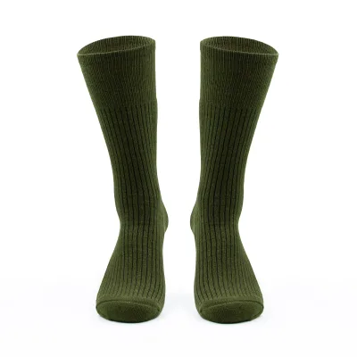 Men Long Ribbed Ship Thick Cusioned Soft Black Real Merino Cashmere Wool Ski Work Socks Manufacturers for Cold Winter