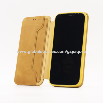 Genuine Leather Phone Case Business Style Wallet Type Phone Case Luxury Leather Phone Case