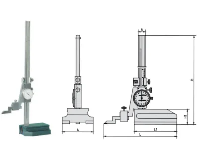 Dial Height Gauges Digital Caliper 0-300mm