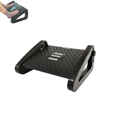 Triangle Ergonomic Foot Stools for Under Office Desk Rocking Footrest with Roller Massager Leg Rest for Chair Computer Gaming
