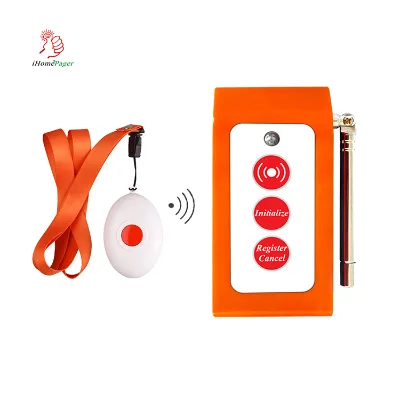 Cheap Wireless Pager System Long Accept Distance Emergency Alarm Call Button for Elderly