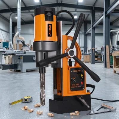Cheap 1700W 28mm Heavy Duty Variable Speed Suction Portable Magnetic Core Drill Machine for Industrial Metal Steel Drilling