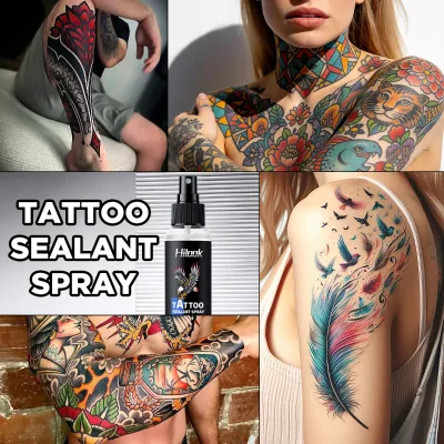 Custom Formula Skin Lock Finish Care Protective Layer Gentle Daily Recovery Support Tattoo Skin Care Tattoo Sealant Spray