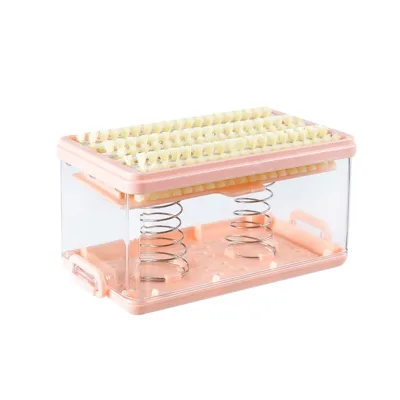 Hot Selling Japanese Foaming Soap Box Home Bathroom Laundry Soap Storage Lathering Case With Cleaning Brush & Draining Tray