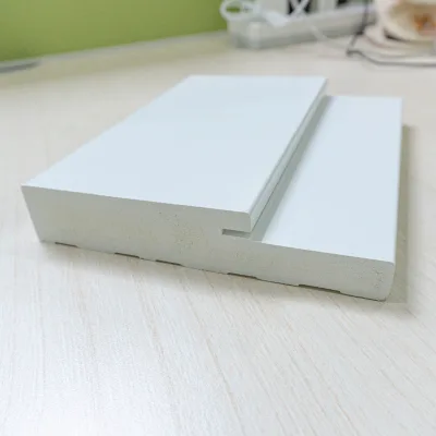 Wholesale Price Contemporary Wood Frame Exterior Door Jamb PVC Door Jamb  White Wood Door Jamb
