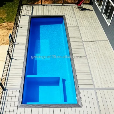 Durable High Quality Prefabricated Fiberglass Garden Villa Hotel Project Ground Container Swimming Pool