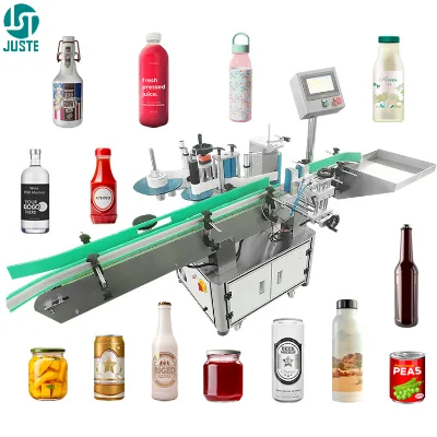 Automatic Shipping Positioning Label Applicator High Precision Pneumatic Rotary Labeling Machine for Ampoules Lip Balm Syringe