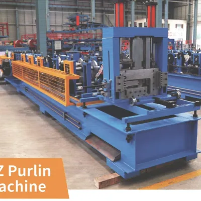 CZU Automatic Purlin Machine for Roof Step Glazed Tile Roll Forming Steel PLC Control System with Bearings Motors New Used