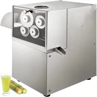 Suger Cane Juice Machine/ Sugar Cane Pressing Machine/Sugarcane Juicer Extractor Machine 4 Rollers Commercial
