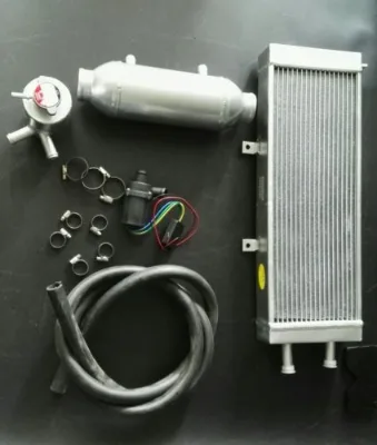 Water to air Barrel Style  Intercooler Charge air Cooler Kit