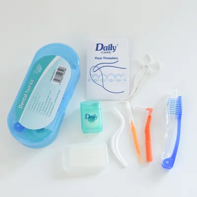 Daily Care 8-in-1 Dental Kits Orthodontic Portable Clean Oral Care Tooth Brush Kit