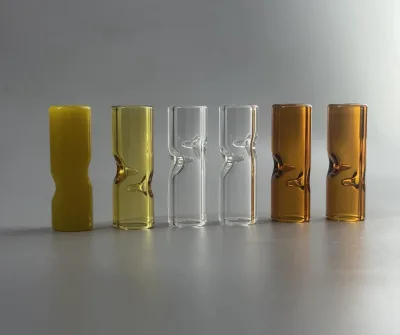 Customized Reusable Mini Borosilicate Glass Tube OEM ODM Colorful Handmade Logo Printing Available Glass Tubes for DIY Projects