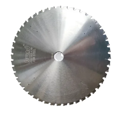Industrial-Grade High Frequency Welded Chrome Finish Cermet Tipped TCG Tooth Customizable Circular Saw Blade for Iron Sheet