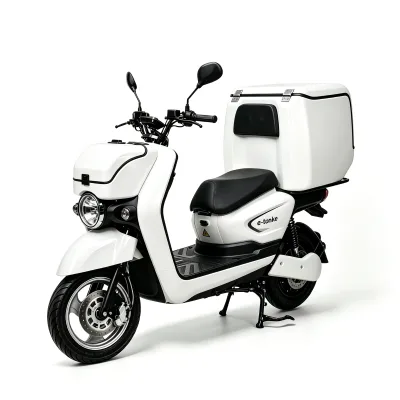 Electric Scooter 74V Dual Removable Battery 100KM Long Range 90KM/H High Speed Food Delivery Moped EEC