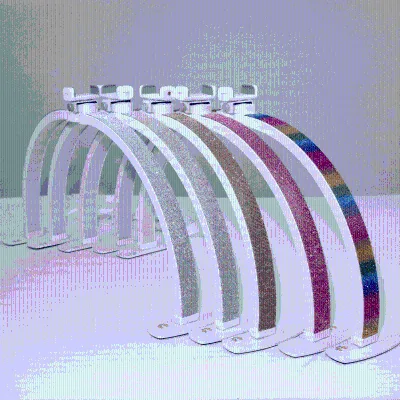 Wholesale Adjustable Brightness LED Portable ABS Desk Clip Half Moon Beauty Lamp Nails for Lash Nail Lash Table Light