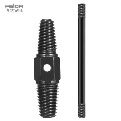 FEIDA DIY Metric Screw Extractor Tool Damaged Broken Pipe Remover 4/6 Double-Ended Reverse Thread Sand Bolt Screw Remover