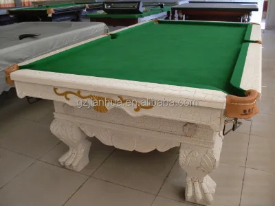 Solid Wood Manual-carving Billard Table for Sale