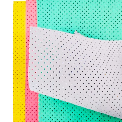 Bright Color Children Popular Custom Colors Round Hole Design Free Sample Soft 1.5mm Thick Eva Foam Sheet
