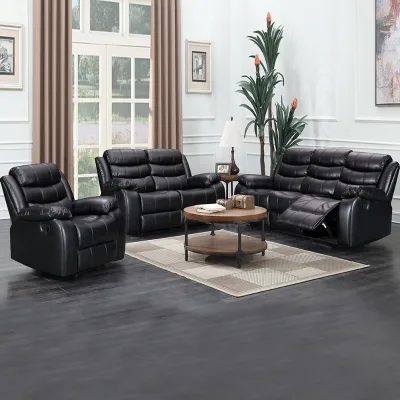 Air Leather Postage Carton Living Room Recliner Sofa Chair Sets for Ecommerce Sellers