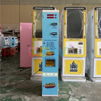 Coin Changer Machine Manufacturer Commercial Arcade Automatic Coin Exchange System for Arcade Business and Amusement Parks