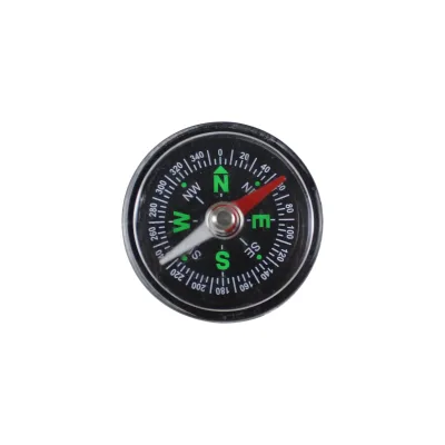 Hot Sell 35mm Liquid Filled Button Compass Plastic Mini Compass for Camping Hiking Outdoor Travel