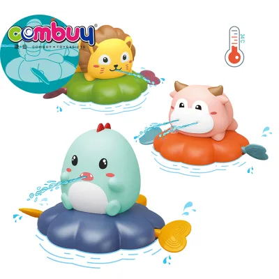 Temperature test Pull String Spray Bathing Animals Baby Water Toy Bath