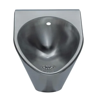 Wall Mounted 304 Stainless Steel Urinal Satin Finishing