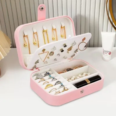 Korean Version Large Capacity Ring Storage Gift Box Inner Packing Jewelry Organizer Storage Box