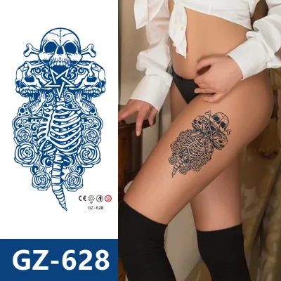 Plant-Based Formula Last 2 Weeks Tattoo Sticker More Realistic Waterproof Tattoo Sricker Semi Permanent Temporary Tattoo Sticker